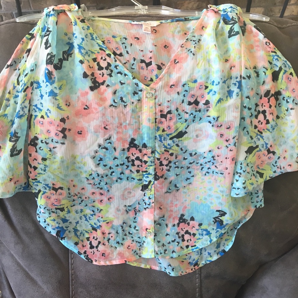 Small see through top size XS
